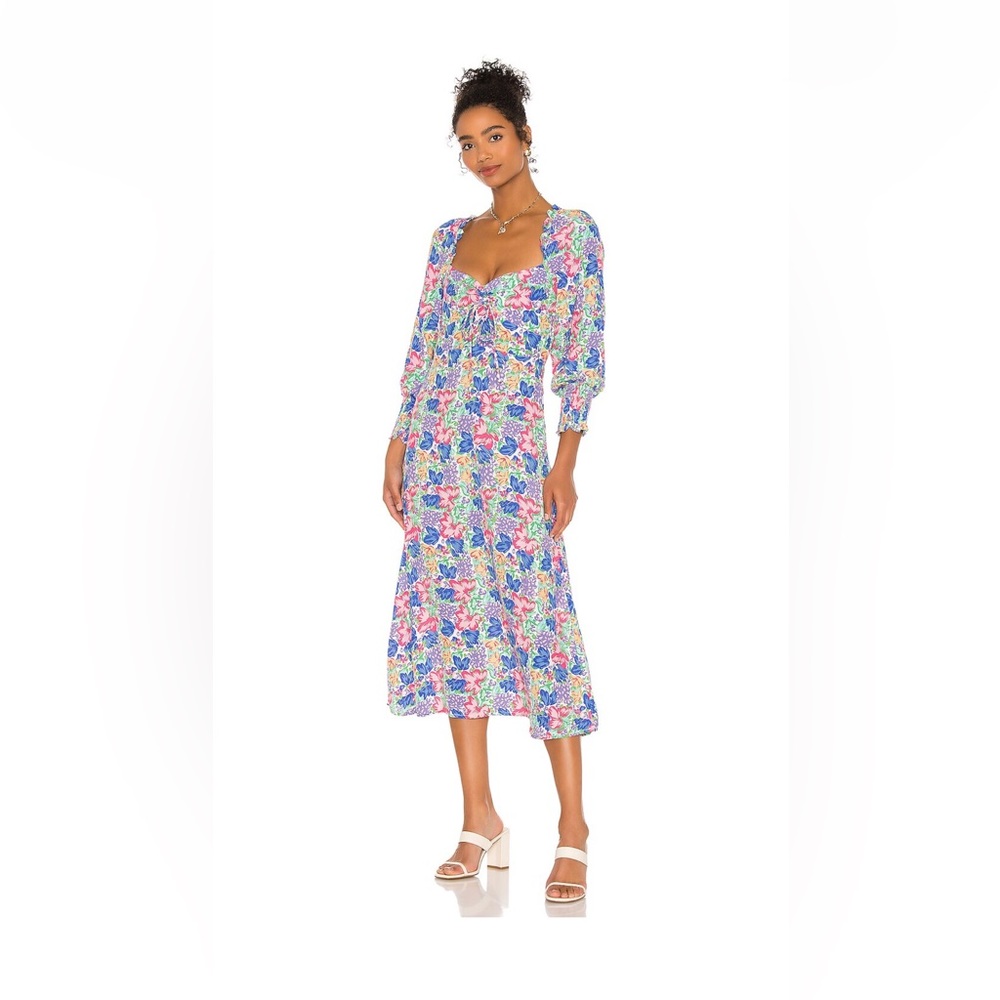 Faithfull The Brand Size Small Mathilde Midi Dress in Jemima Floral